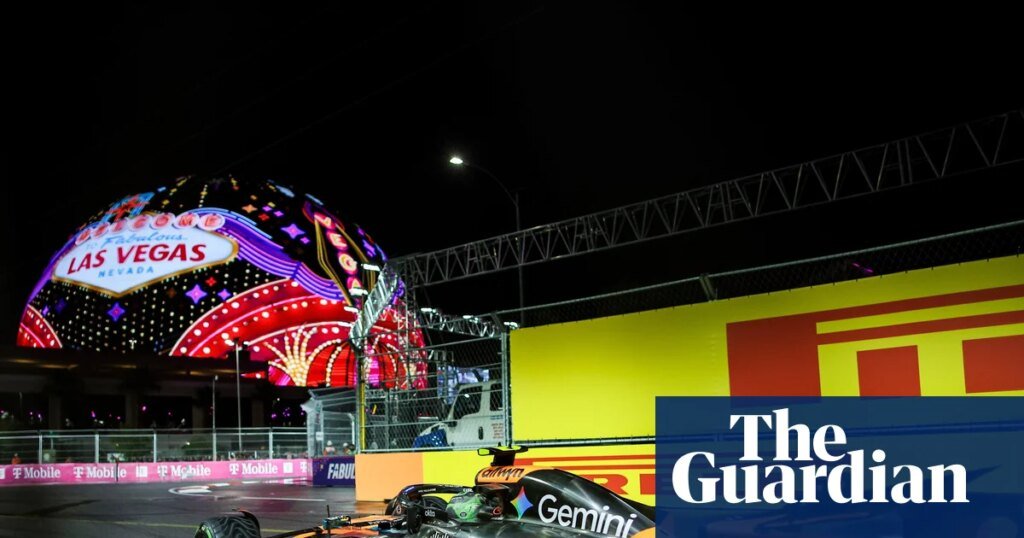 Lando Norris claims F1 Las Vegas GP pole in wet as Oscar Piastri slips to fifth
