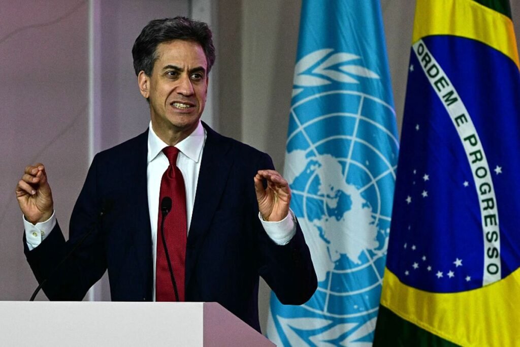 UK’s Miliband ‘Optimistic’ on COP30 Deal After Talks Drag On