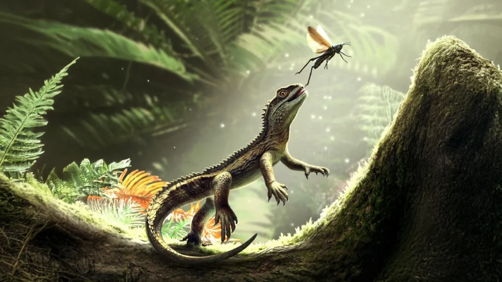 242-million-year-old mini predator changes lizard evolution