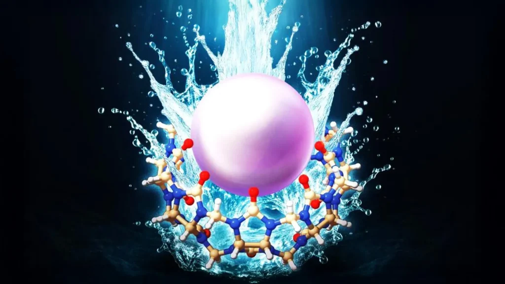 Hidden high-energy water reveals a new molecular force
