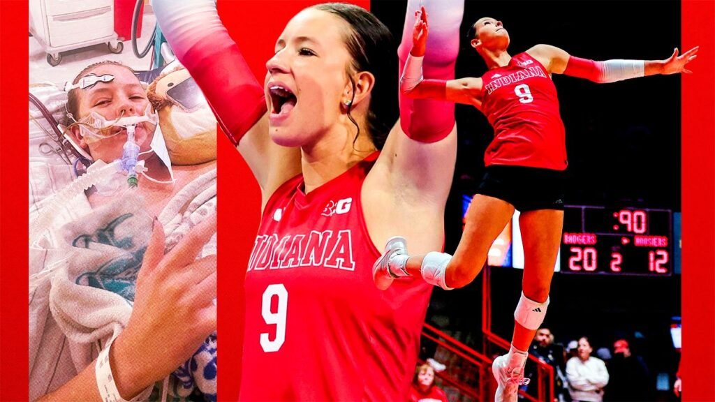 Indiana freshman defies death, makes NCAA volleyball tournament