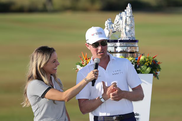 Ben Griffin had jokes after finding out he'd been nominated for PGA Tour Player of the Year Ben Griffin had jokes after finding out he'd been nominated for PGA Tour Player of the Year
