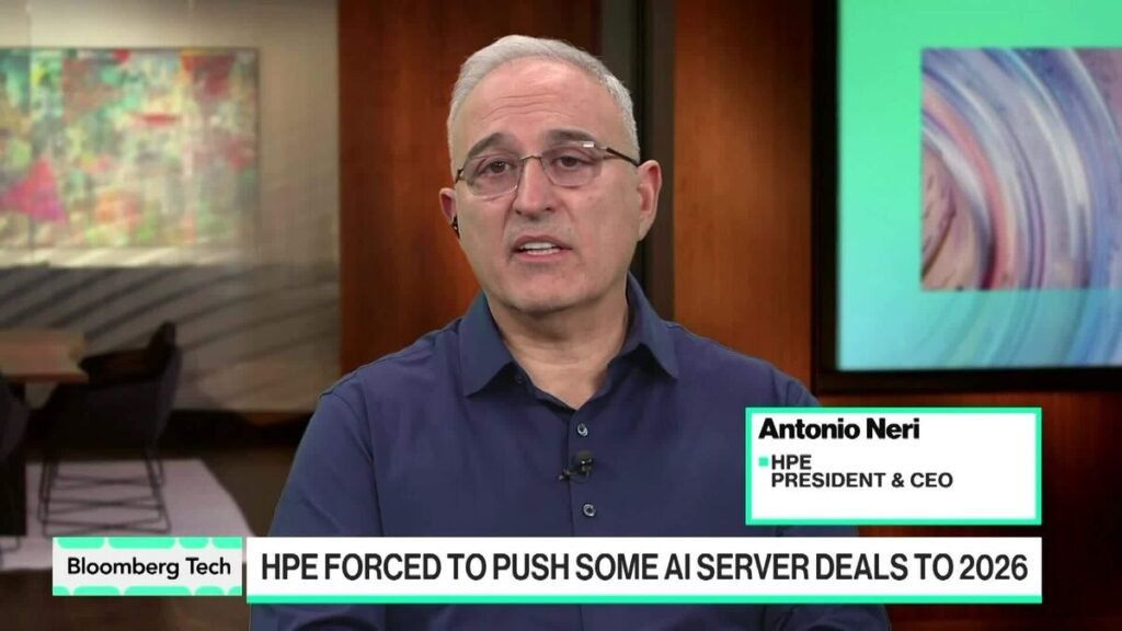 HPE’s AI Servers Ready as Soon Data Centers Are, Says CEO