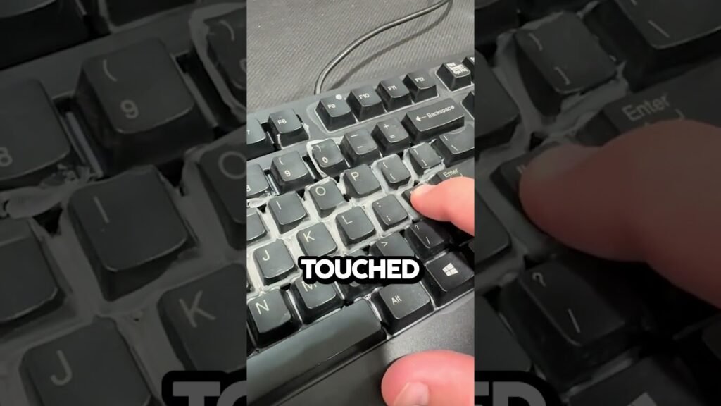 Cleaning a Keyboard With Glue @weakankleblake