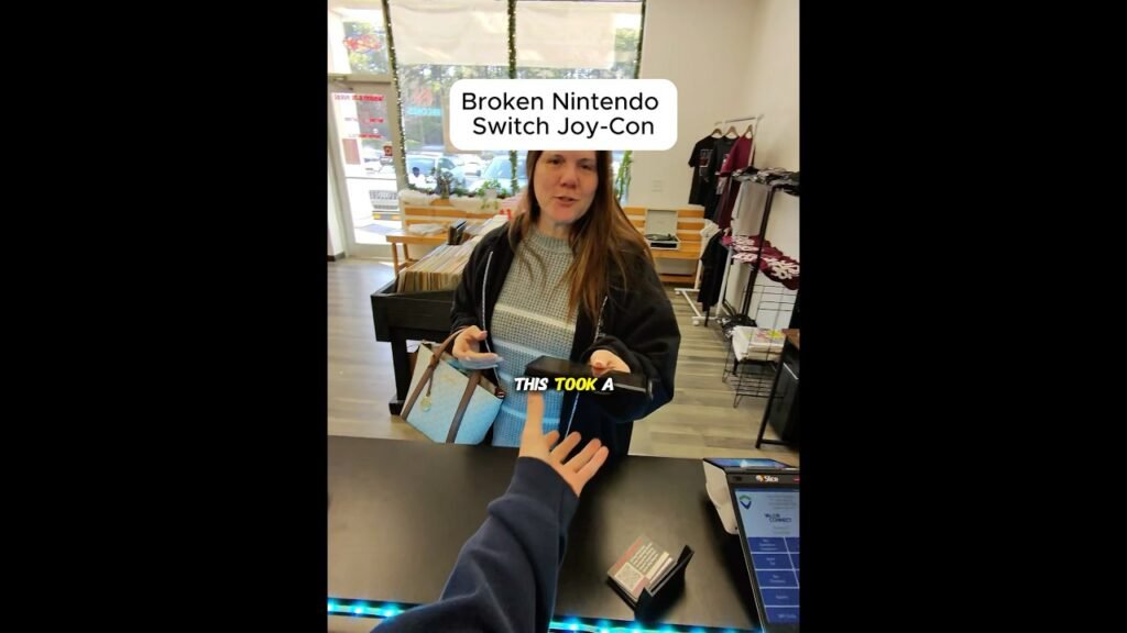 BROKEN NINTENDO SWITCH JOY CON!! #education #brokenfix #smartphone #tech #problemfix #brokendisplay