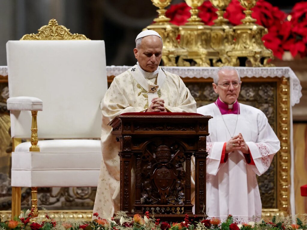 Pope Leo laments suffering of Gaza Palestinians in first Christmas sermon