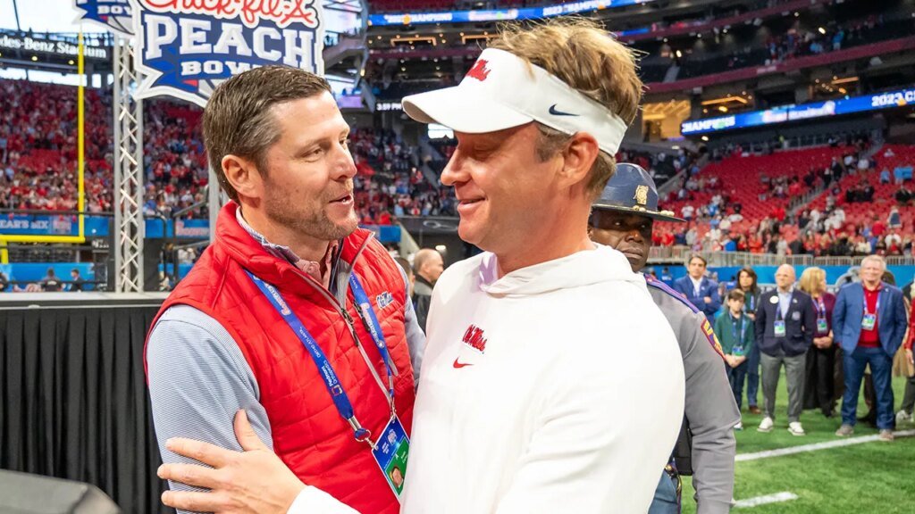 Ole Miss-Lane Kiffin divorce takes another dramatic turn as athletic director seemingly backs players' dispute Ole Miss-Lane Kiffin divorce takes another dramatic turn as athletic director seemingly backs players' dispute
