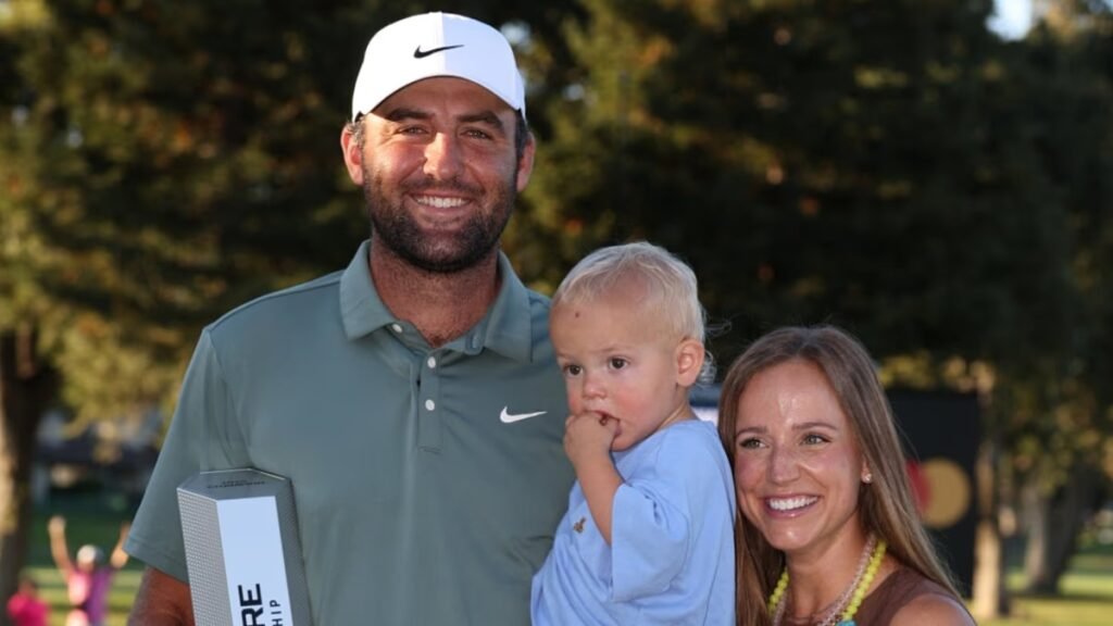 Scottie Scheffler's wife takes brutal dig at golf star's driving after his shock arrest at the PGA Championship