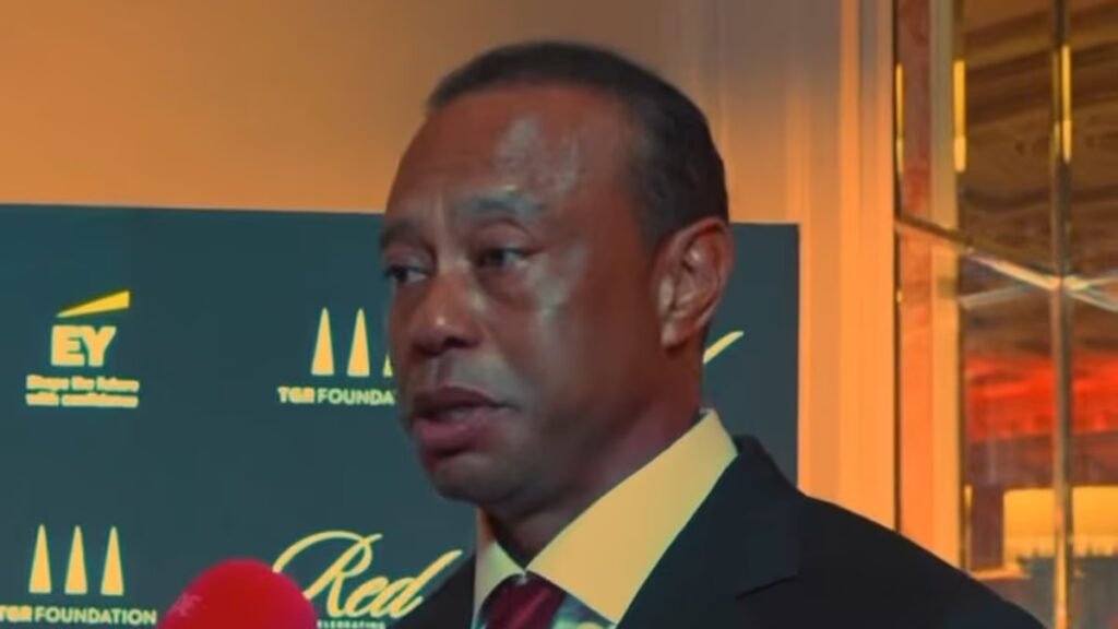 Inside Tiger Woods' A-list 50th birthday bash as he cozies up to girlfriend Vanessa Trump to watch intimate Bon Jovi performance