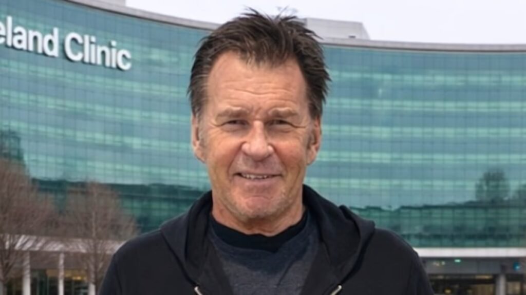 Golf icon Sir Nick Faldo reveals health battle as six-time major winner returns home after open-heart surgery