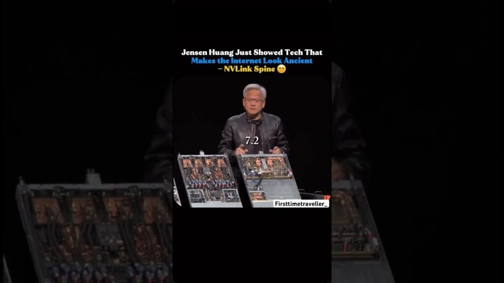 Jensen Huang just introduced the NVLink Spine — a communication system so powerful Change Everything