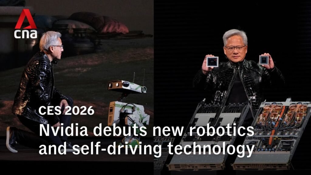 Nvidia debuts new robotics and self-driving technology at CES 2026