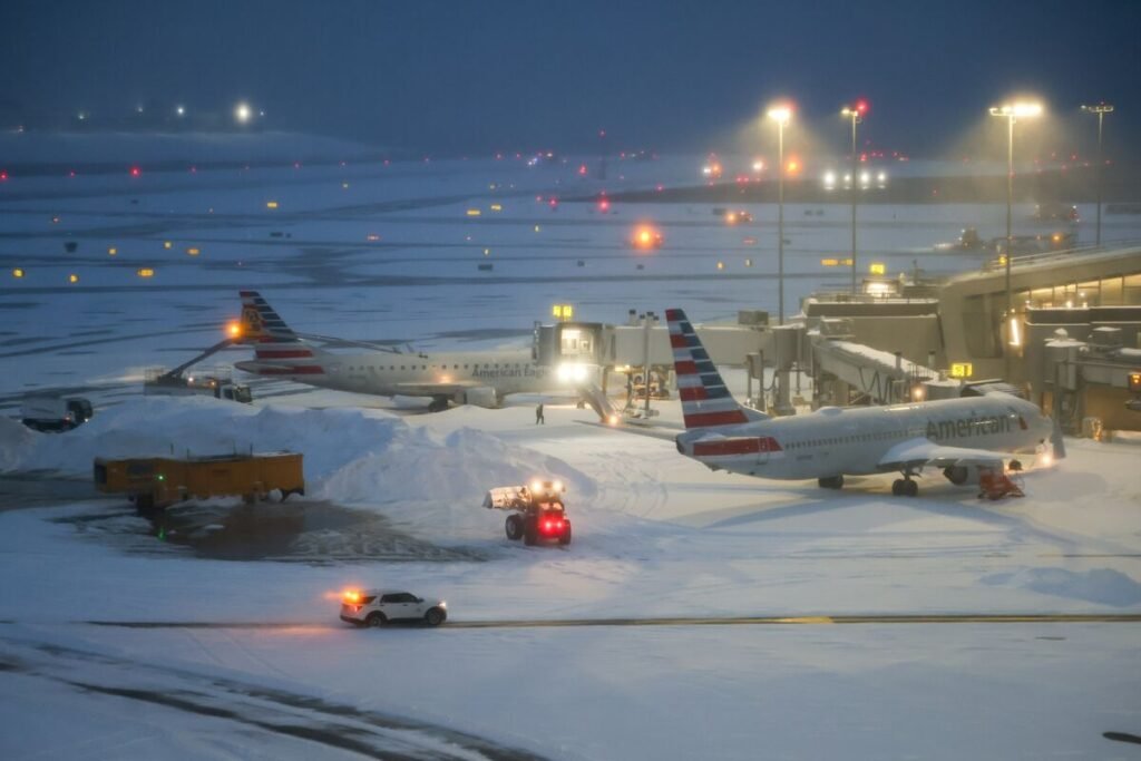 Over 11,400 Fllights Canceled During Massive US Winter Storm Over 11,400 Fllights Canceled During Massive US Winter Storm