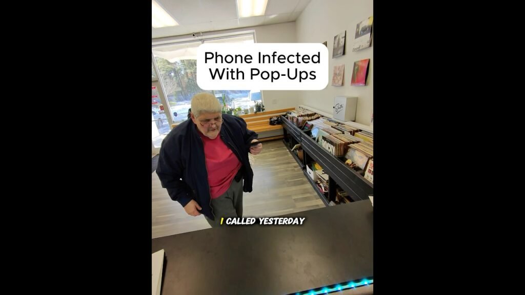 PHONE INFECTED WITH POP UPS!!! #brokenfix #education #smartphone #fix #problemfix #problem #broken