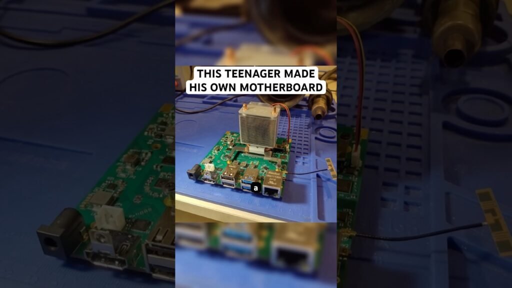 Teenager makes a Ryzen motherboard