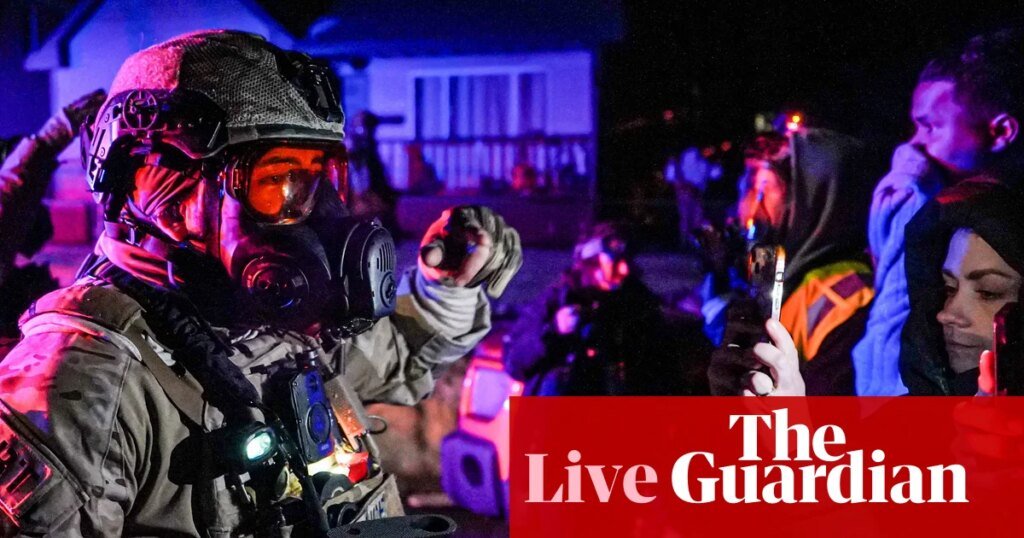 Minnesota governor calls on Trump to ‘turn the temperature down’ after Trump threatens to invoke Insurrection Act – live