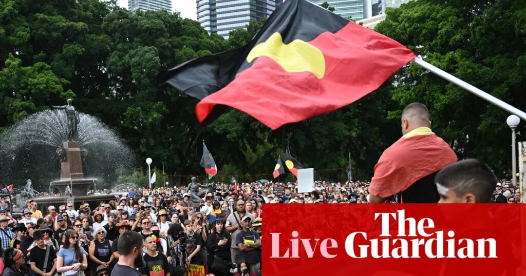 News live: Invasion Day rallies under way around Australia; Sydney beaches close after shark sightings