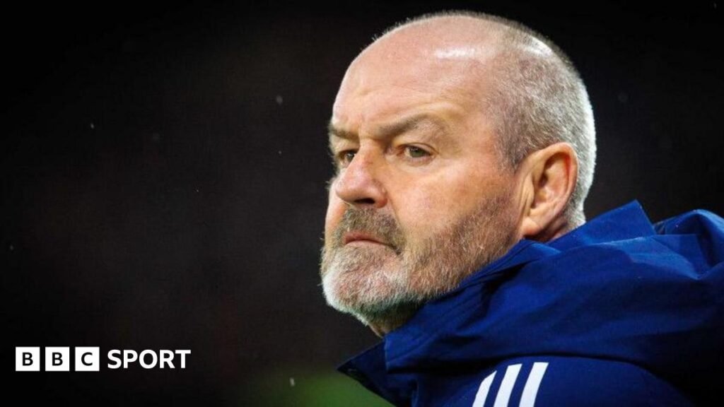 Scotland head coach Steve Clarke