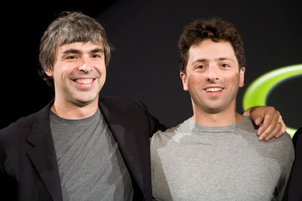 Google co-founders may be leaving California Larry Page and Sergey Brin, the co-founders of Google, in September 2008