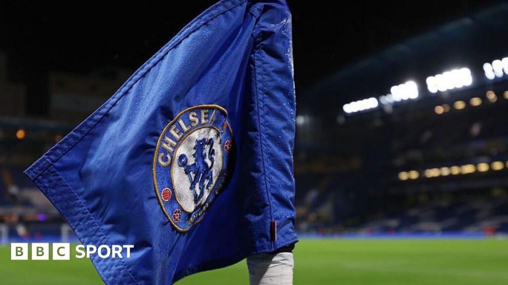 A corner flag at Chelsea