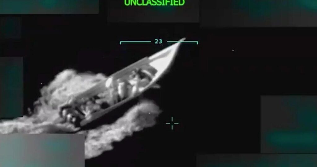 U.S. used aircraft painted like civilian plane to attack alleged drug boat