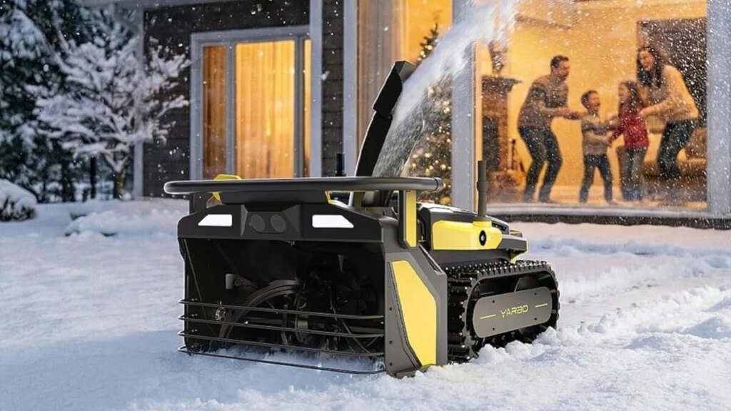 Best snow removal: Get the Yarbo Snow Blower Robot to clear your driveway