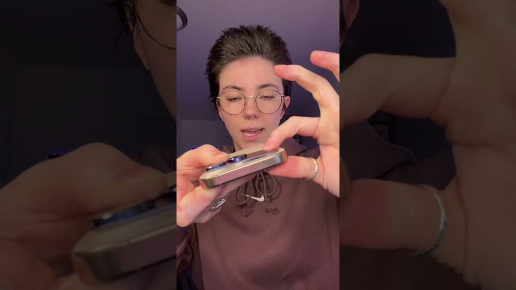 decorating your camera bump ✅ polaroid in a clear case 🚫 #iphone #iphone17pro #apple #iphonetips