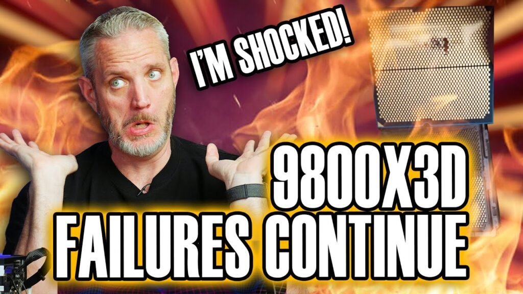 They're BACK! More 9800X3D CPUs go up in smoke! But why?