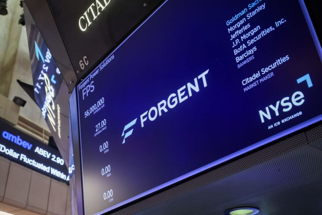 Power Equipment Maker Forgent Shares Fall After $1.5 Billion IPO
