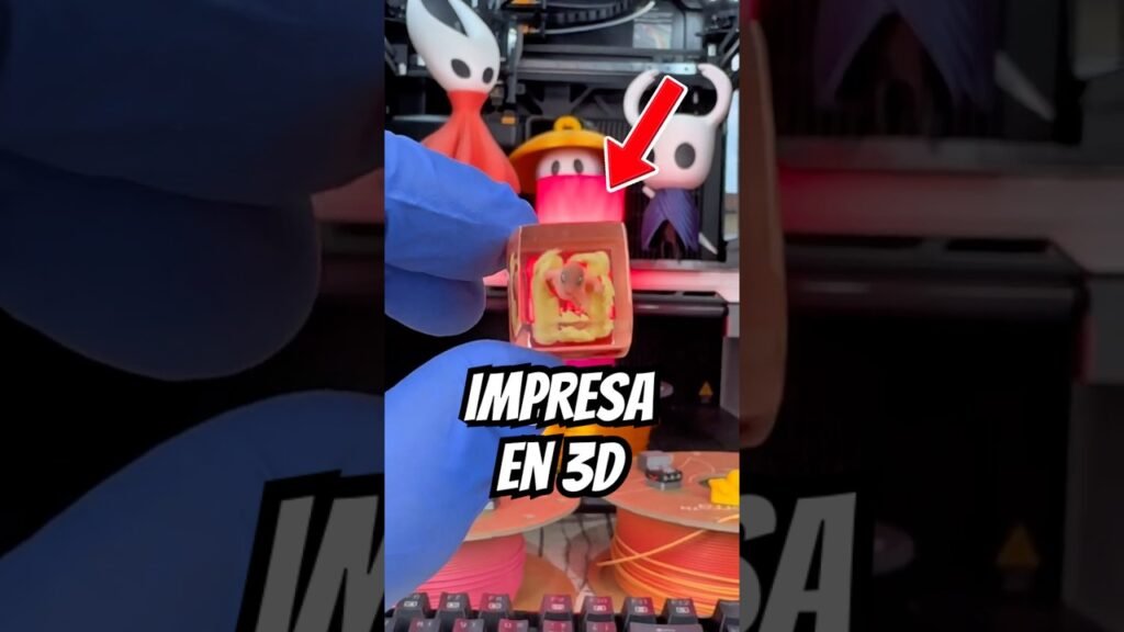 Teclas únicas impresas en 3D - El mejor teclado Gamer modificado en 3D