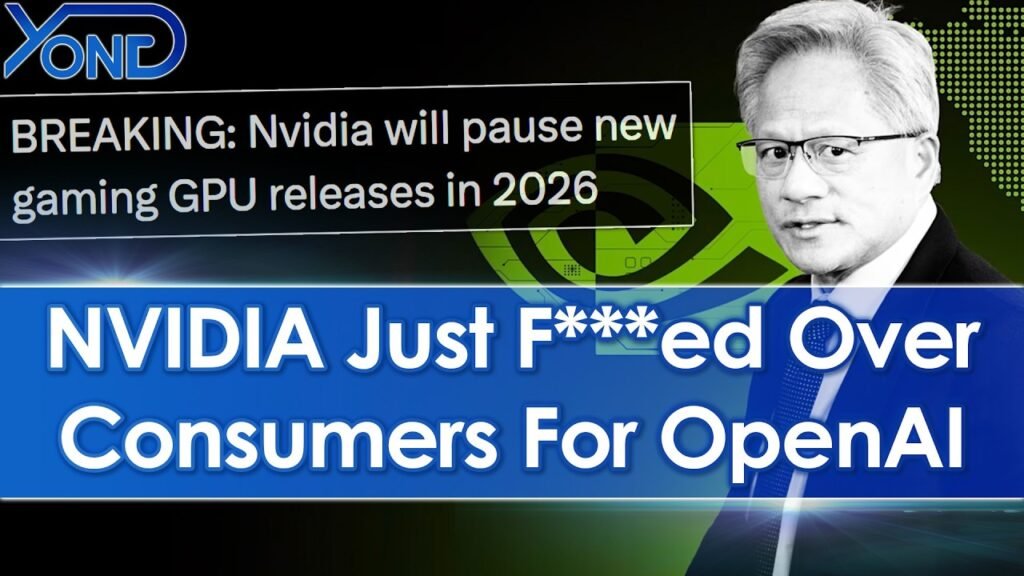 NVIDIA Will Cut GPU Production In 2026 To Focus On OpenAI...