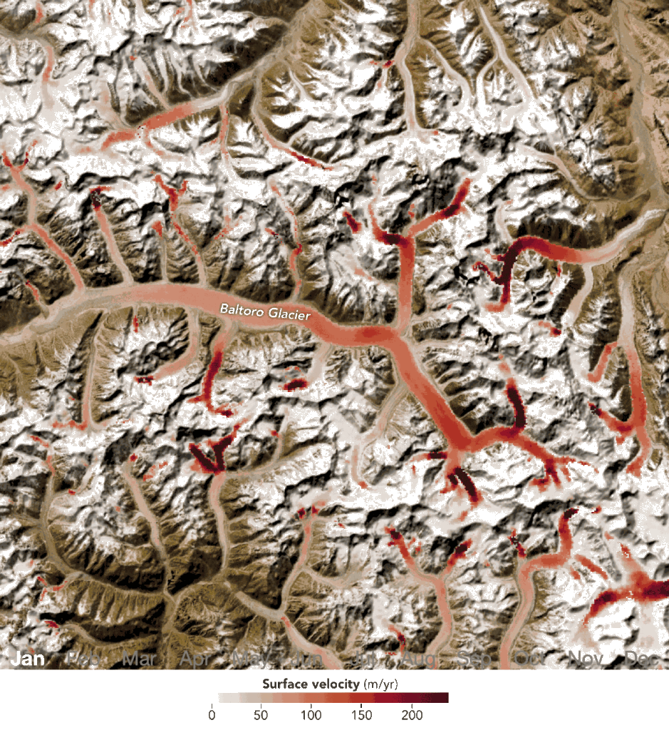 Tracking Glacial Change with Landsat and Radar 